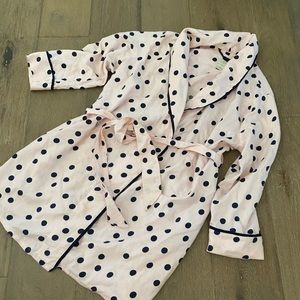 Kate spade ♠️ polka dot robe